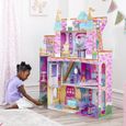 KidKraft - Maison de poupées/château Princess Party en bois avec 30 accessoires inclus-1