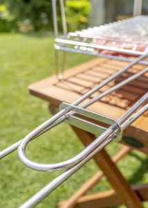 Grille De Barbecue Rectangulaire En Inox 304 - Dimensions 67x40 Cm, Avec Poignées, Pour Cuisson Uniforme En Extérieur