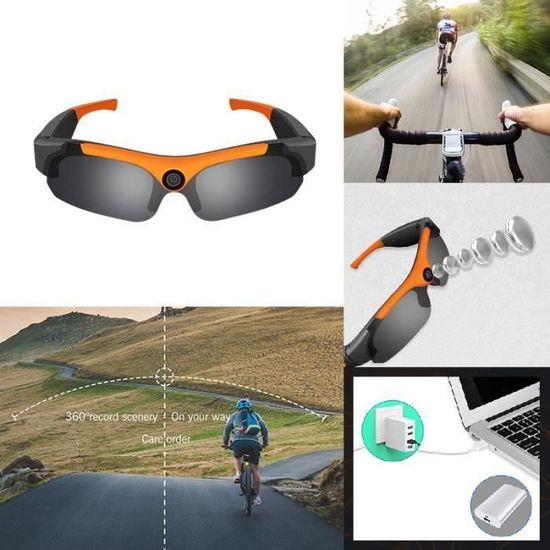 Lunette de Soleil Haut de Gamme avec Camera Sport embarqu e