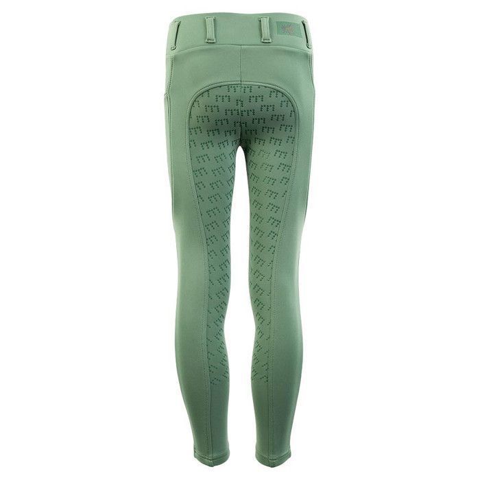 Gillian leggings d'équitation fond intégral, vert kaki beetle