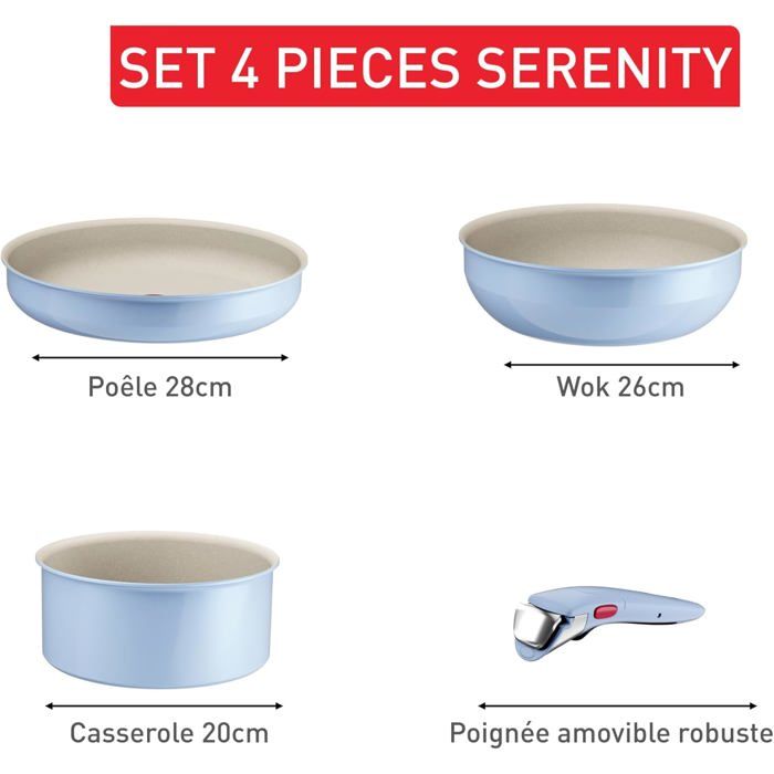 Tefal Ingenio Batterie De Cuisine 15 Pièces, Induction, Casseroles Inox Poeles Avec Revetement Antiadhesif Couvercles Antiprojections Hermetiques Fabrique En France Preference L9409602