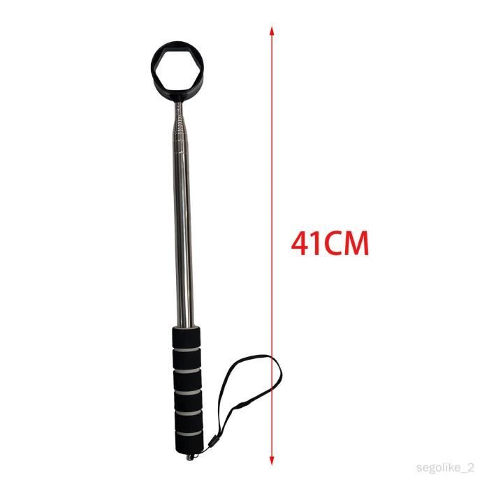 Outil De Ramassage De Balle D'antenne Télescopique Pratique - Pelle De Récupération D'équipement (blanc