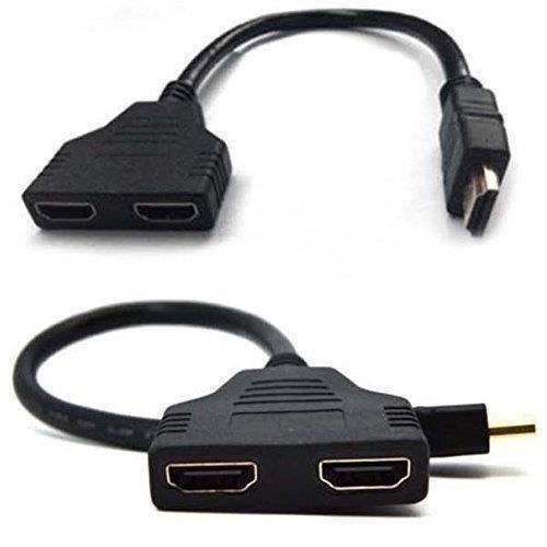 Adaptateur Prise HDMI Mâle vers Double HDMI Femelle Multiprise hdmi pour TV  HD HB036 - Cdiscount Informatique