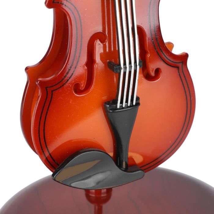 Réplique Miniature En Bois De Violoncelle - Décoration Musicale Pour Étagère Ou Bureau