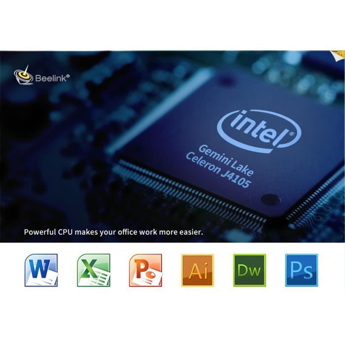 Beelink X45 Mini PC 8Go 256Go Windows 10 Ordinateur1