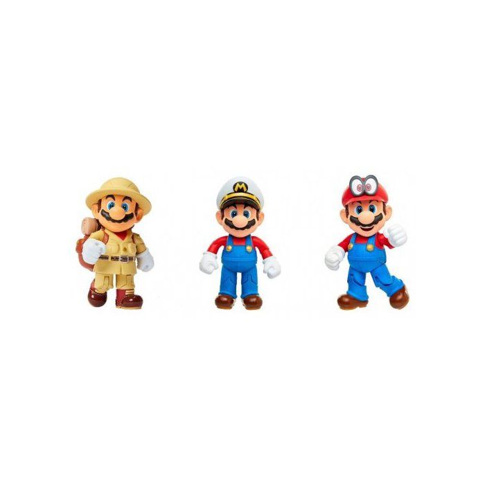 Pack 3 Figurines amiibo Bowser + Mario + Peach Tenue de Mariage | Alert&Go
