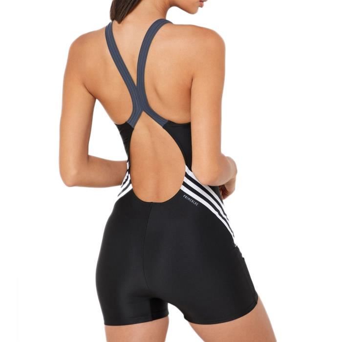 Maillot de bain Noir Femme Adidas Fit Legsuit 3s Blanc Cdiscount Pret a Porter