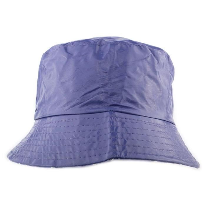 Bob De Pluie Chocolat à Carreaux Skothy - Taille Unique - Neuf Avec étiquettes