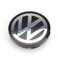 Centre de roue pour voiture avec logo Volkswagen, OEM, 55mm (6N0 601 171), couvercle cache moyeu avec emblème pour VW Golf, Jetta,-2