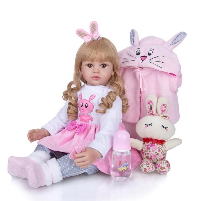 Acheter Poupée d'animal en peluche simulée, jouet pour enfants, berceuse  confortable pour le sommeil, poupée, poupée endormie