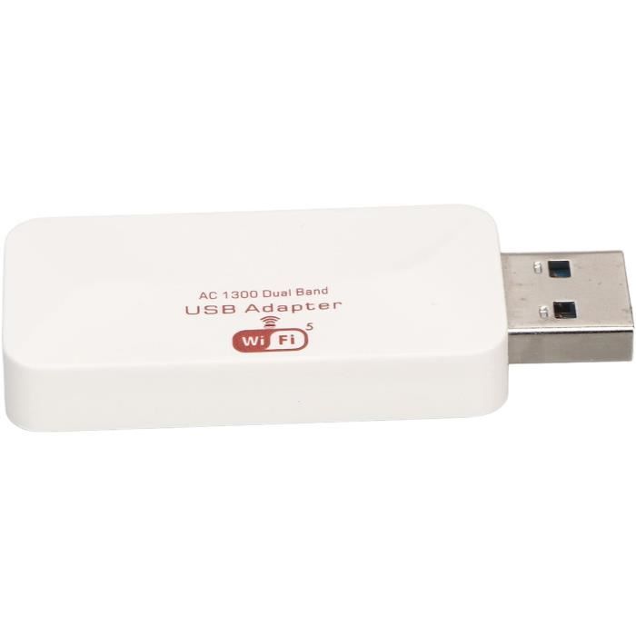 Adaptateur Réseau WiFi USB 1300 Mbps, Mini Adaptateurs Réseau Wi-FI ...