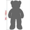 DEUBA| Grand nounours géant XXL Teddy Bear - Ours en peluche brun - Enfants/adultes-3