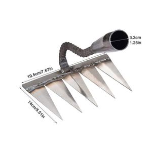Fourche 3 Dents WOOTONG Kippen 6030X – Outil Jardinage Acier Robuste Pour Foin, Ramilles & Agriculture