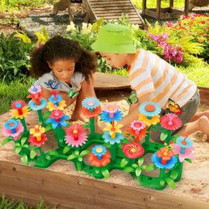 Fivejoy Jouet Fille Jouets De Construction De Jardin De Fleurs pour Filles, DIY Creatifs Et Ensembles