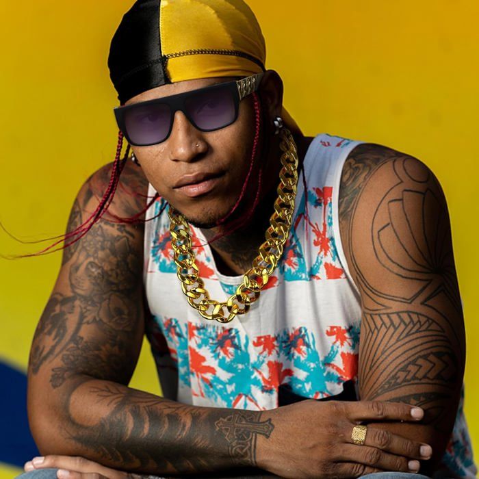 80S 90S Kit De Costume Hip Hop Fausse Chaîne D'Argent En Or Lunettes De ...