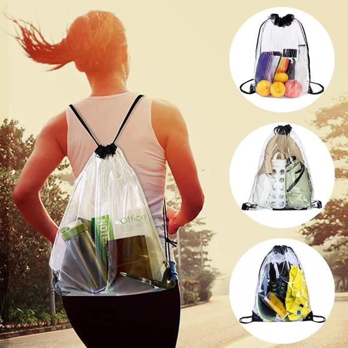 Sac de sport transparent discount
