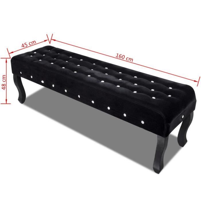 Velours Banc Français Boudoir Banquette Capitonnée Ottoman Tabouret