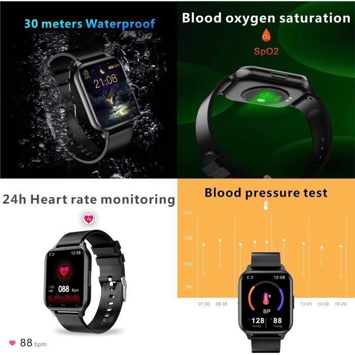 Montre connectée sales capteur cardiaque