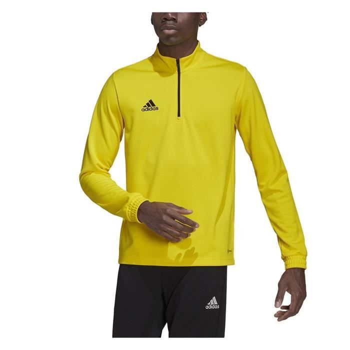 Sweat ADIDAS Entrada 22 Training Jaune Homme/Adulte Manches