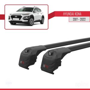 Tiger Barres de toit transversales pour Hyundai Tucson 2020-2024 Noir