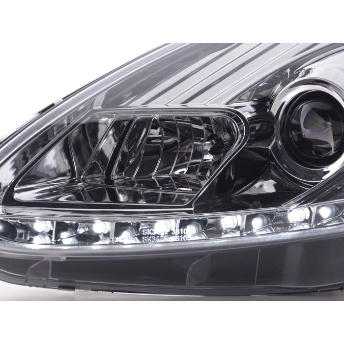 Phare avant droit chrome Mercedes W211 2006-2009 | Adaptable