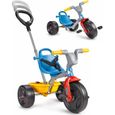 Tricycle évolutif Feber - Jaune et Bleu - Pour bébé de 18 mois à 5 ans - EVO TRIKE 3x1 go!-0