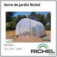 Serre maraichère - RICHEL - 9 m² - Polyéthylène doublé et traité-0