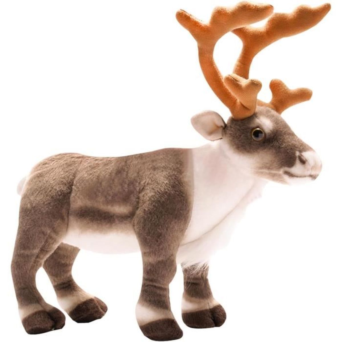 Figurine Renne De Noël En Tissu Tricoté - 55 Cm De Haut, Décor Hivernal Scandinave, Autoportante