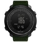 MELISSA & DOUG Montre connectée,North Edge montre intelligente hommes Sport randonnée compteur de vitesse altimètre Smartwatch 2020 - Type green