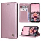 [GrandEver] Coque Bumper Samsung Galaxy A20e Housse Cuir Premium Flip Case Portefeuille Etui Or Rose