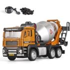 CODNIDA Camion Bétonnière jouet pour enfant 3 4 5 ans avec Lumière et Son Jouet Engins de Chantier Camion Toupie Jouet Cadeau pour Garçon