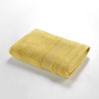 Serviette ou drap de douche 70 x 130 cm Tendresse jaune