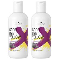 Schwarzkopf Professional - Duo Pack Shampooing Good Bye Yellow Le Premier Shampooing Dejaunissant à Forte Concentration De Pigment