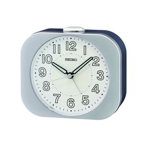 Seiko Réveil De Voyage En Plastique - Compact, Alarme Ascendante, Fonction Light & Snooze