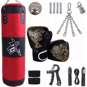 Sac de Frappe de Boxe 175 cm sur Pied pour Homme, Parfait pour l'entraînement en MMA, Muay Thaï