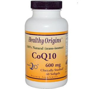PARAPHARMACIE NUTRITION Healthy Origins, CoQ10, (Kaneka Q10),600 mg,60 gélules.