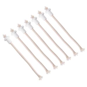 ruiruiNIE 100//200 Pcs Bougie M/èche en M/étal Sustainer M/âchoire Tabs Argent pour Bougie Faire Cadeau
