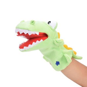 THÉÂTRE - MARIONNETTE Marionnette à main crocodile - Peluche douce et interactive pour enfants - Blanc - Mixte - A partir de 3 ans