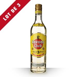 Rhum Havana Club 3 ans - kit mojito 6 verres et ustensiles - Havana Club