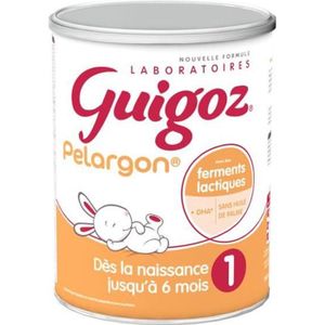 LAIT 1ER ÂGE Guigoz Pelargon Lait 1er Age +0m 780g