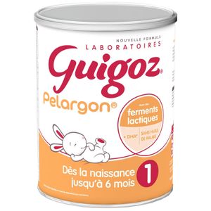 LAIT 1ER ÂGE Guigoz Pelargon Lait 1er Age +0m 780g