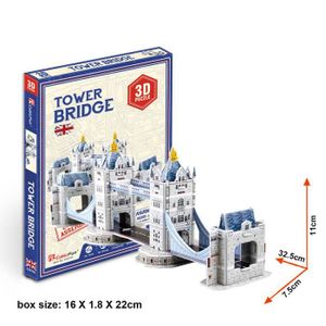 PUZZLE Pont jumeau de Londres - Puzzle en papier 3D, Mots