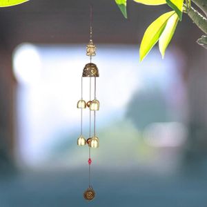 CARILLON À VENT Carillons éoliens de cloches de couleur bronze DILWE - Ornement à suspendre pour la bonne chance Feng Shui
