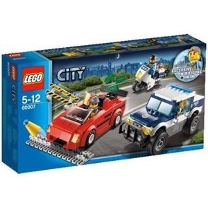 ASSEMBLAGE CONSTRUCTION LEGO City   60007   Jeu de Construction   La Course Poursuite de la Police Spéciale