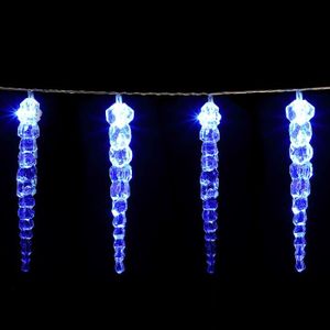 GUIRLANDE DE NOËL Guirlande lumineuse 80 LED 13 m bleu stalactite té