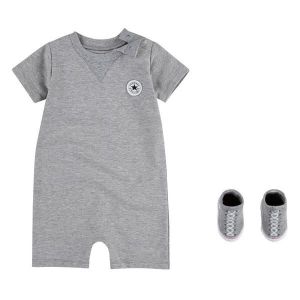 Ensemble de vêtements Ensemble barboteuse et chaussettes bébé fille Conv