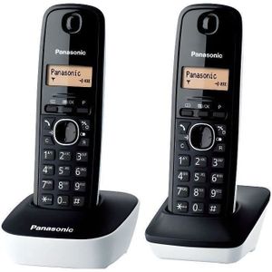 Téléphone fixe Téléphone sans fil Panasonic KX-TG1612FRW Duo - Ré