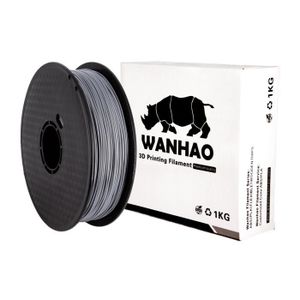 FIL POUR IMPRIMANTE 3D Filament PLA Premium Wanhao Argent 1kg 1.75mm pour
