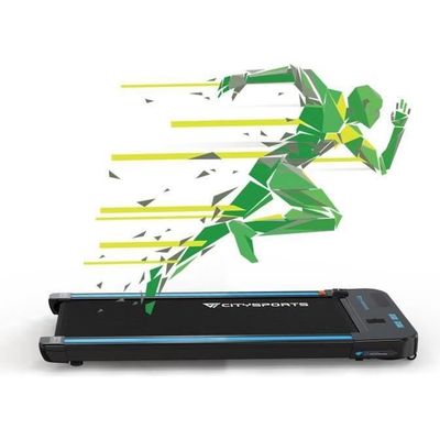 Tapis De Course CITYSPORTS - 440W - Bluetooth, LED - Pour Maison/Bureau
