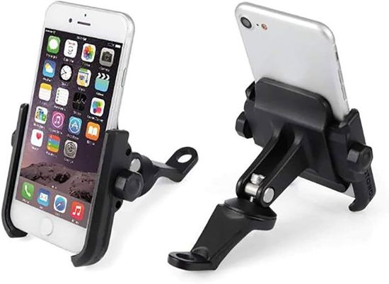 Grefay Support Téléphone Moto Support Telephone Scooter[2025 Double
